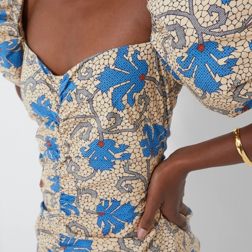 Rhode puff sleeve dress with tags! Soooo flattering just a touch too big…